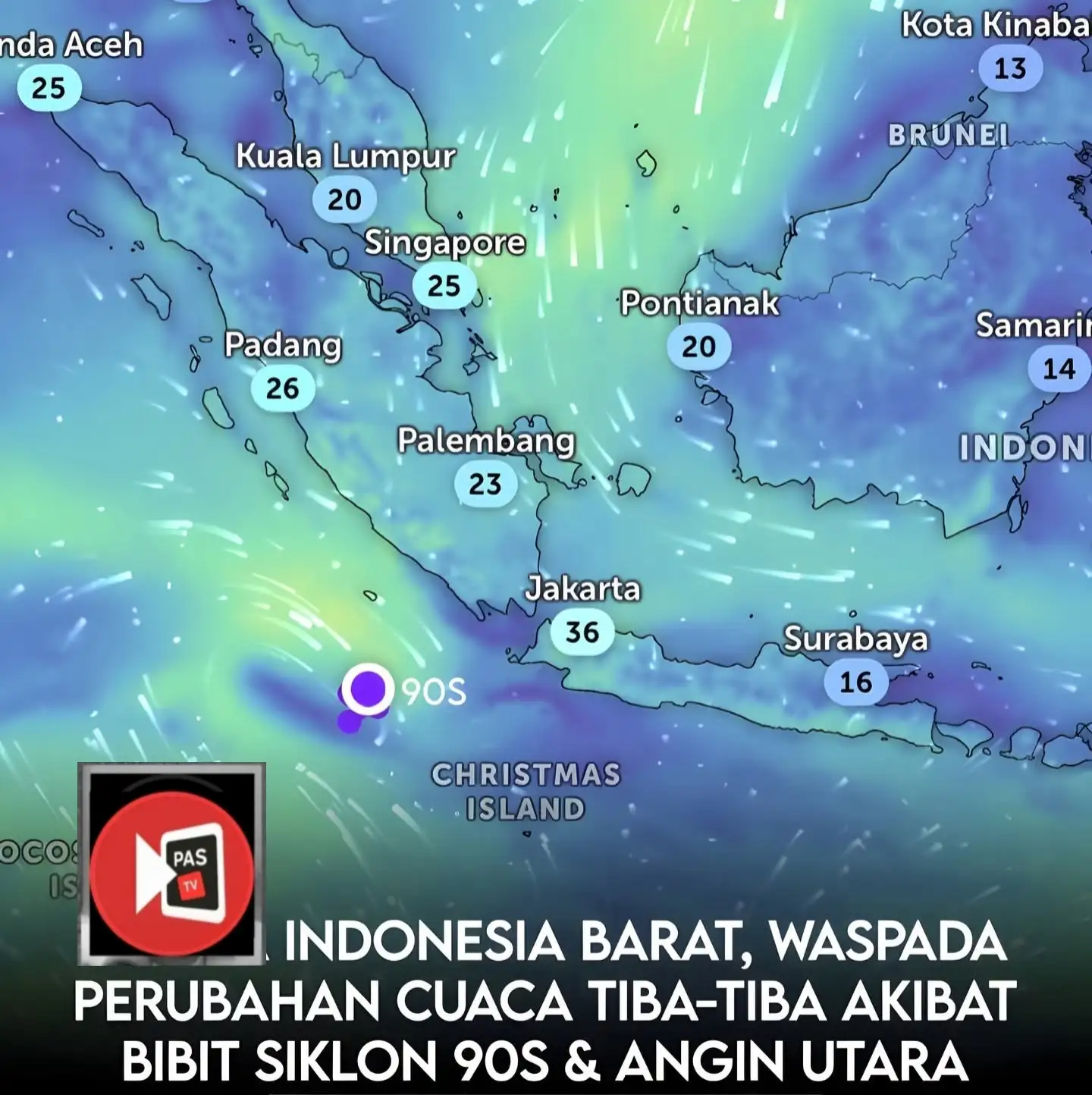 Wilayah lndonesia Barat Waspada Bencana Cuaca Extrem Tiba Tiba