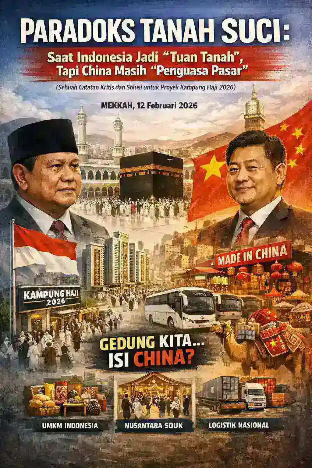 Pengaruh Peran Antara Indonesia vs China di Tanah Suci Mekah